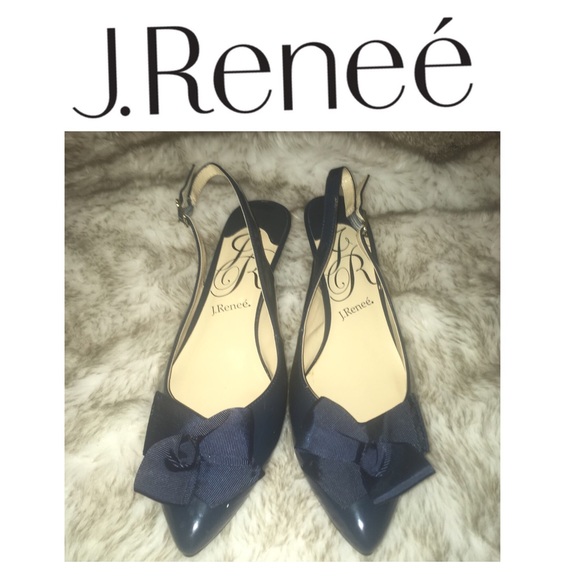 j renee navy blue shoes